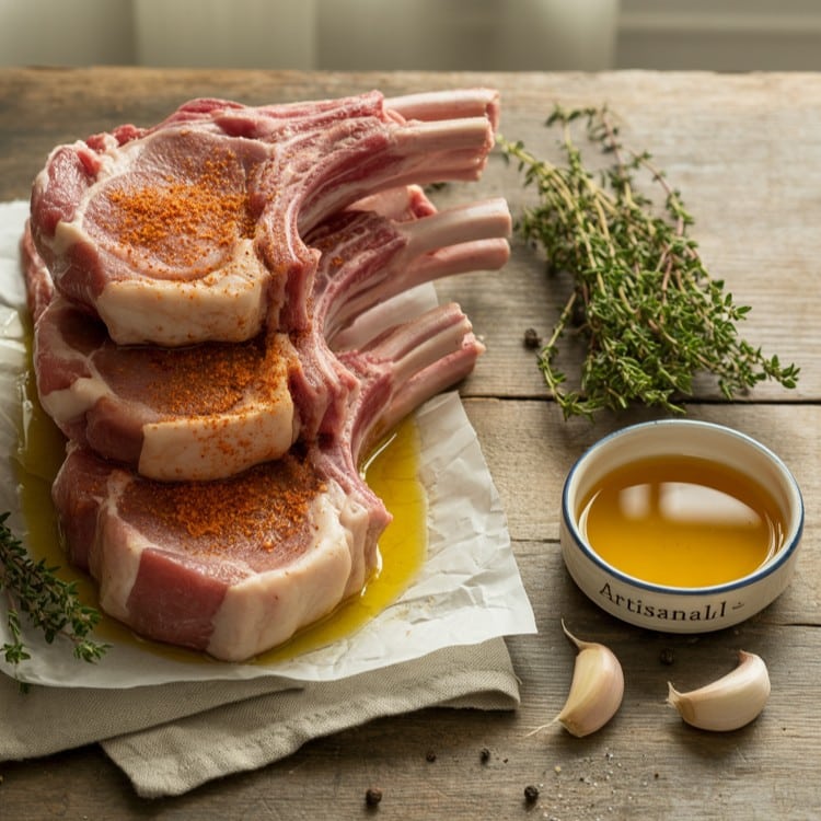 Côte de veau marinée au piment de Cayenne 4 Ingrédients pour côte de veau marinée au piment de Cayenne