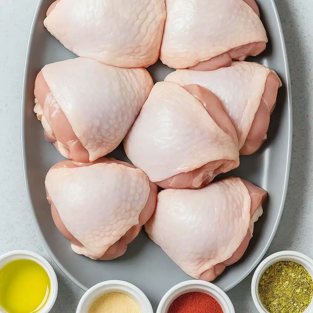 Cuisse de poulet air fryer 4 ingrédients cuisses de poulet air fryer paprika ail