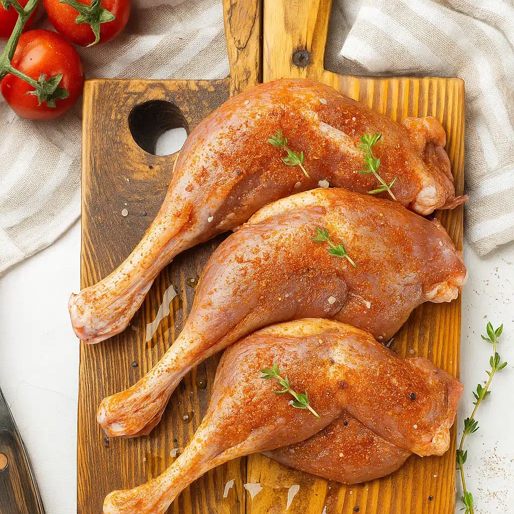 Cuisse de pintade Airfryer 4 Ingrédients pour cuisse de pintade Airfryer