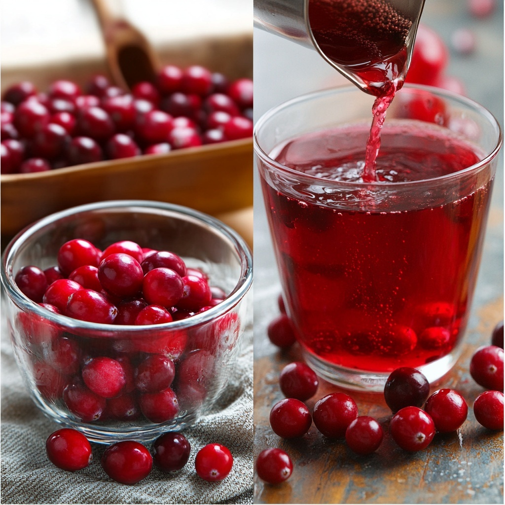 Jus de cranberry : puissant remède naturel pour votre santé 7 preparation jus cranberry etapes