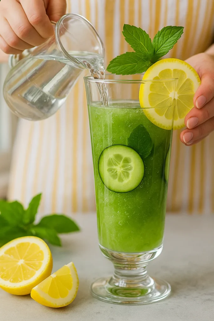 Jus detox citron concombre menthe : la boisson revitalisante ultime 6 jus detox citron concombre menthe au petit déjeuner
